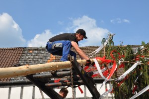 Maibaum in Geisbach 2011